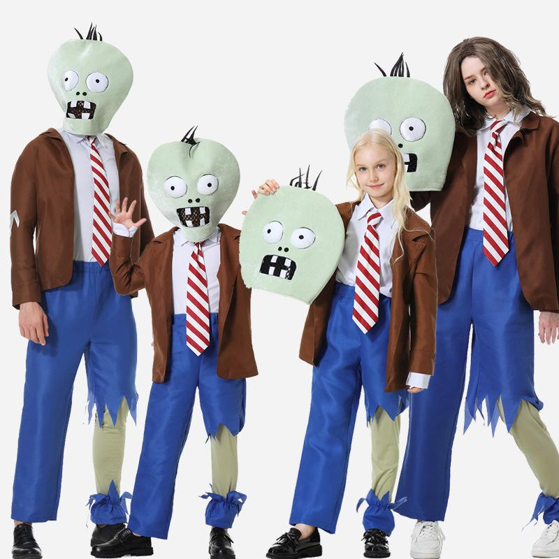 Plant Parent Vs - Zombie-Rollenspielkostüm Pflanze gegen Zombie Satire-Aufführungskostüm für