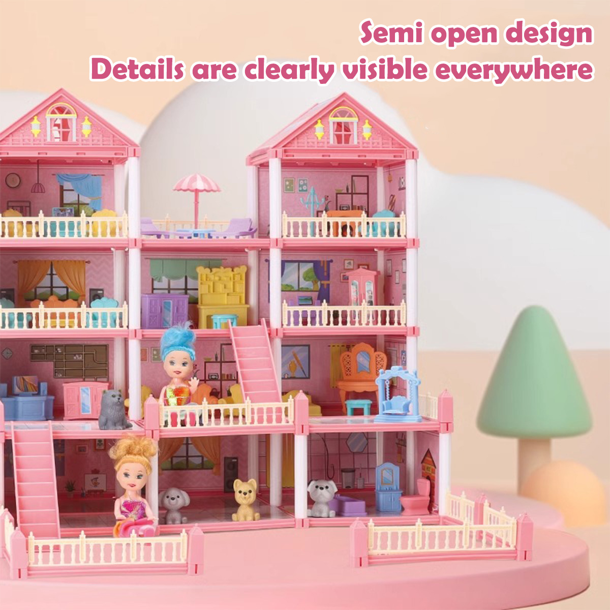 Mädchen-Puppenhaus-Spielzeug 3 – Philodendron Pink Princess Bewertung und Preis