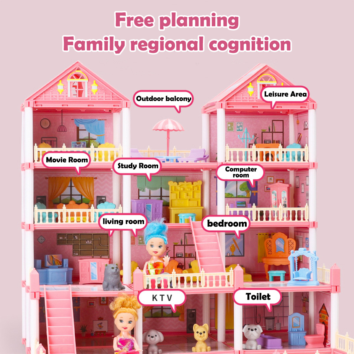 Mädchen-Puppenhaus-Spielzeug 3 – Philodendron Pink Princess Bewertung und Preis