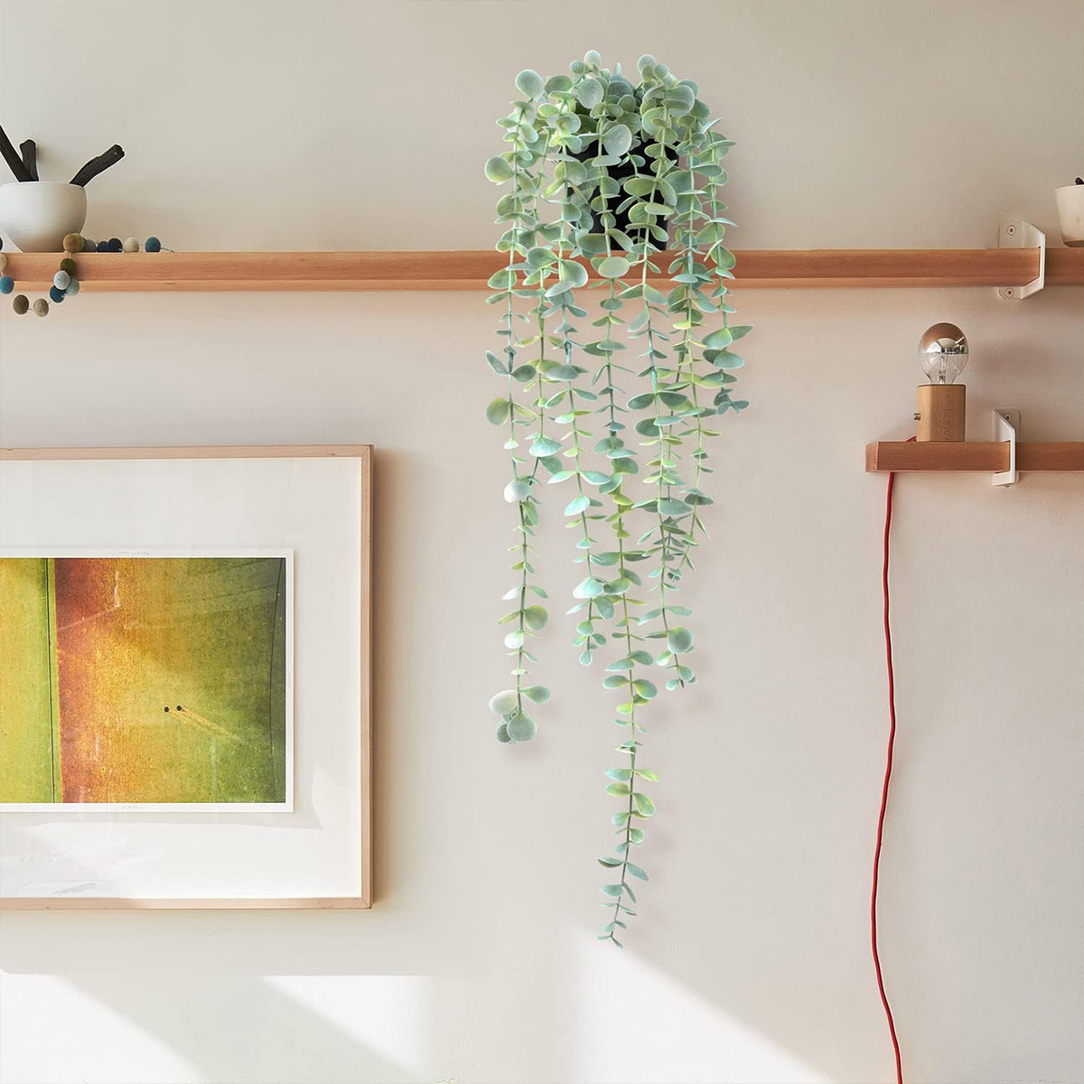 Künstliche Efeu- und Eukalyptu – String Of Pearls Plant Bewertung und Preis