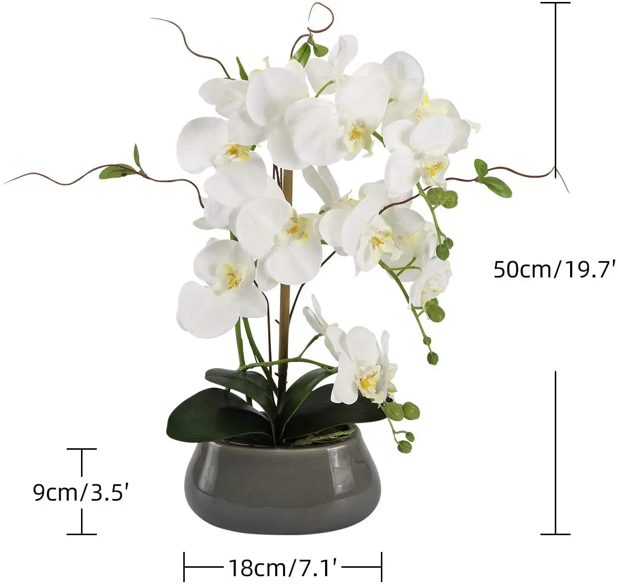 Künstliche Orchideen blumen Mi – Orchid Phalaenopsis Bewertung und Preis