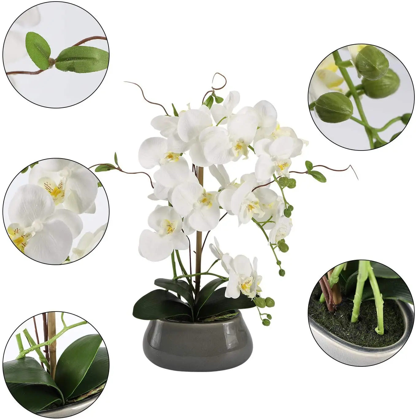 Künstliche Orchideen blumen Mi – Orchid Phalaenopsis Bewertung und Preis