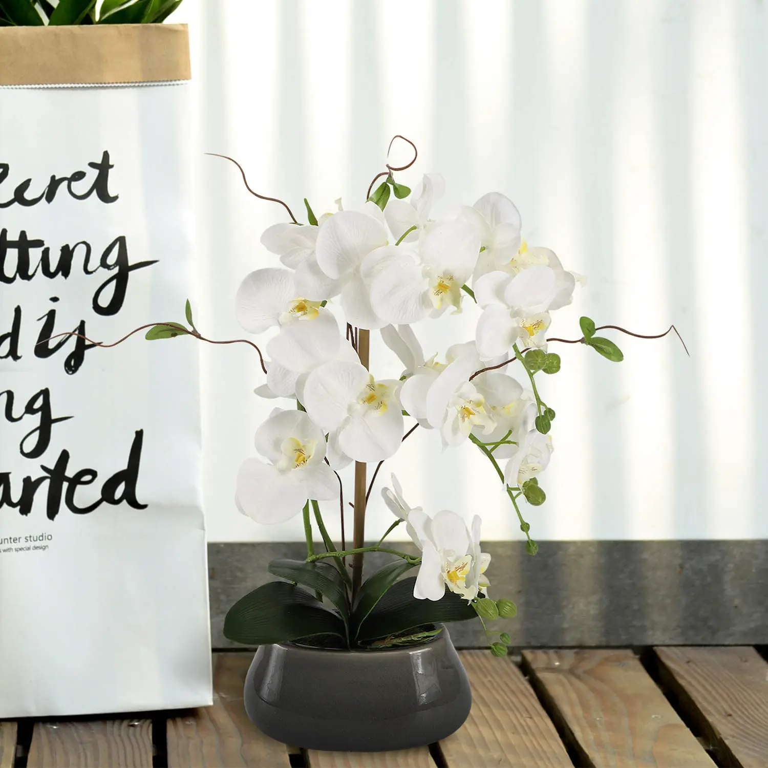 Künstliche Orchideen blumen Mi – Orchid Phalaenopsis Bewertung und Preis