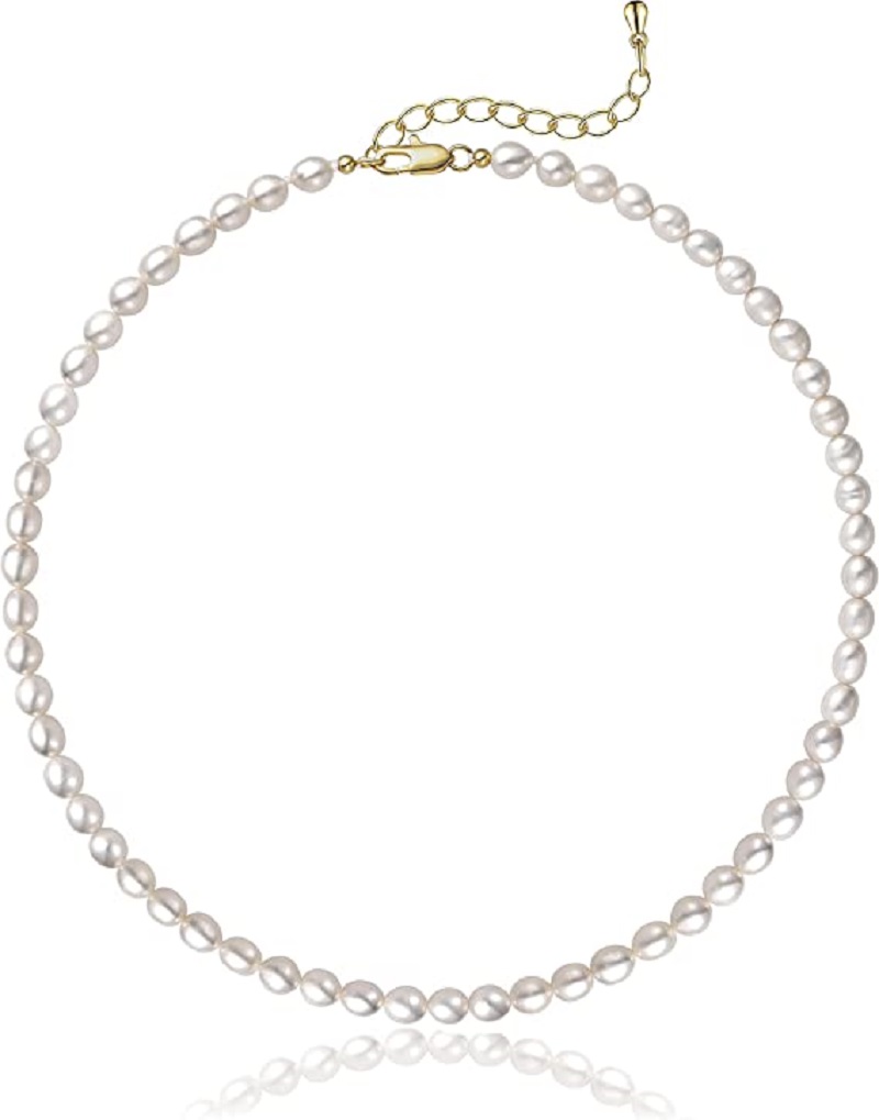 Perlenkette, 5–7 mm, ovale wei – String Of Pearls Plant Bewertung und Preis